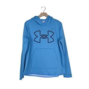 Under Armour Womens L Loose Fit Hoodie in Sky Blue